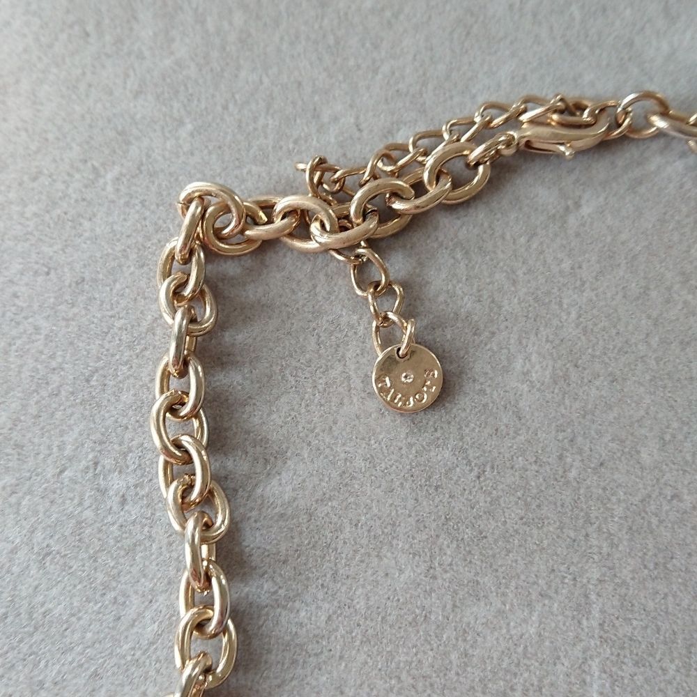 Talbots Orange Embellishment Statement Necklaces - image 3